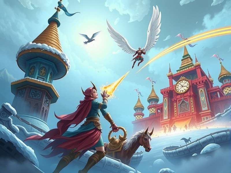 Anise Fantasy Realm game screenshot showing magical battle